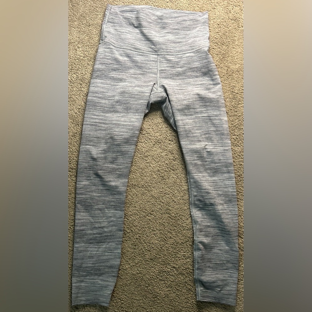 Lululemon grey striped pants